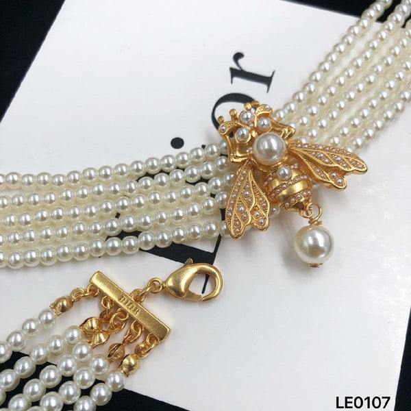 Pearl Bee Pendant Jewelry